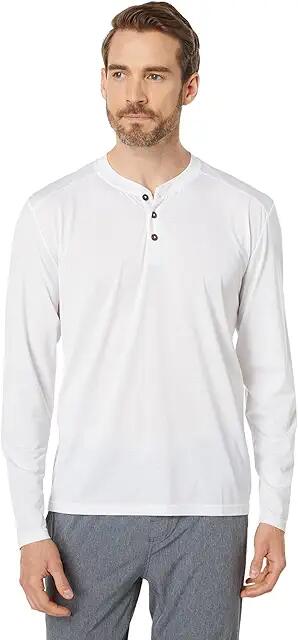 Fair Harbor The Seabreeze Henley (White) Men's Clothing Cover