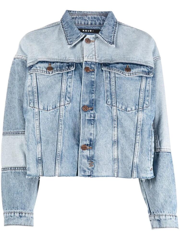 Ksubi Destiny patchwork denim jacket - Blue Cover