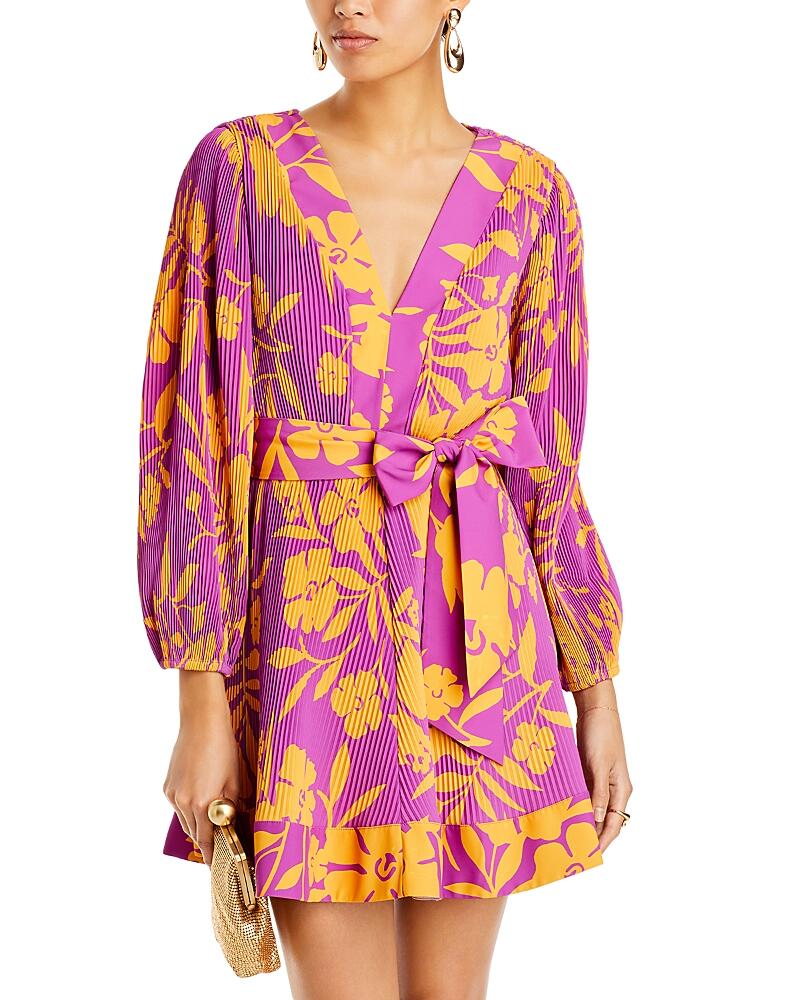 Milly Liv Marigold Mini Wrap Dress Cover