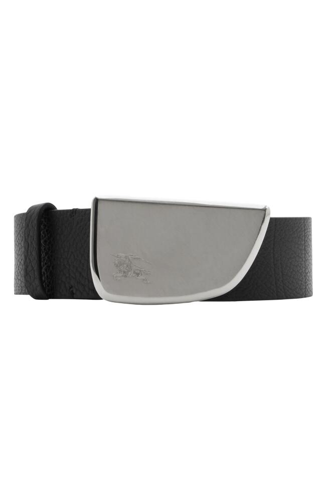 burberry EKD Shield Buckle Leather Belt in Black Cover