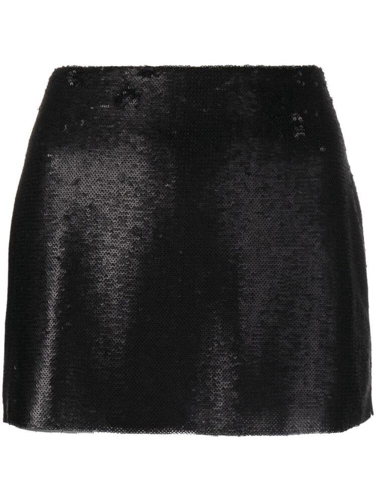 GAUGE81 Kailua sequin-embellished miniskirt - Black Cover