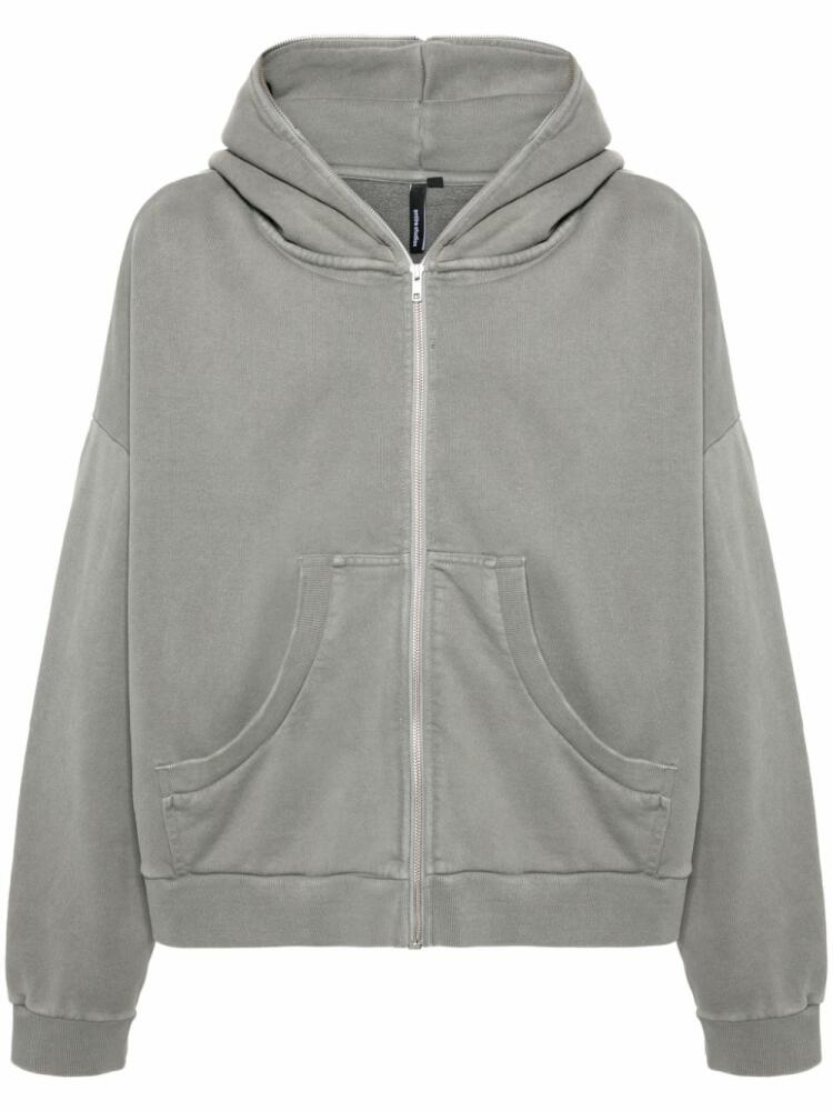 ENTIRE STUDIOS organic-cotton zip-up hoodie - Grey Cover