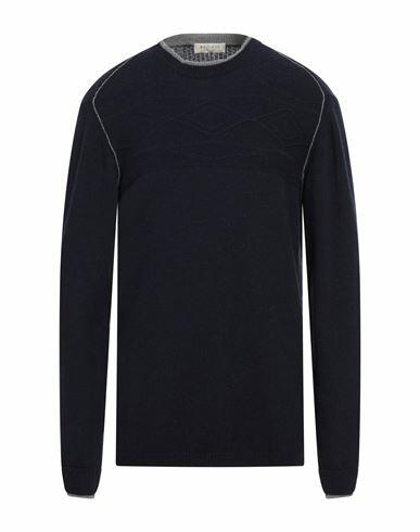 Wool & Co Man Sweater Midnight blue Wool, Polyamide Cover