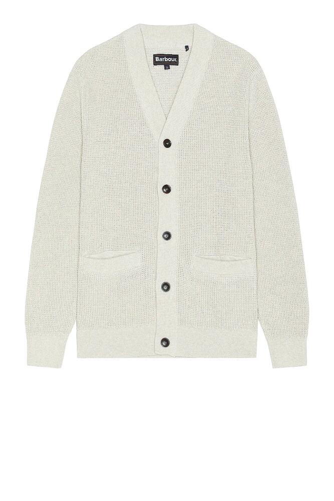 Barbour Howick Cardigan in Beige Cover