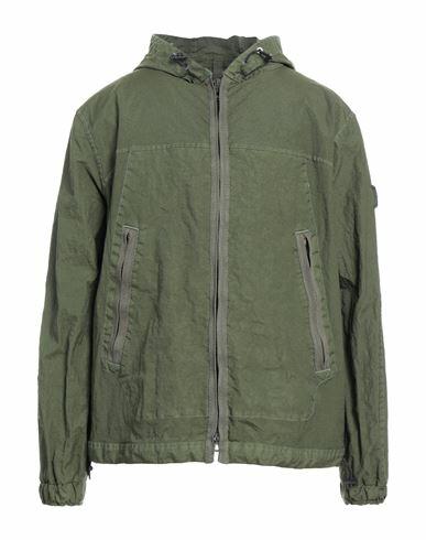 Historic Man Jacket Dark green Polyamide, Polyurethane Cover