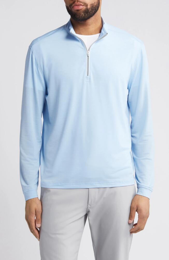 johnnie-O Glades Quarter Zip Pullover in Maliblu Cover