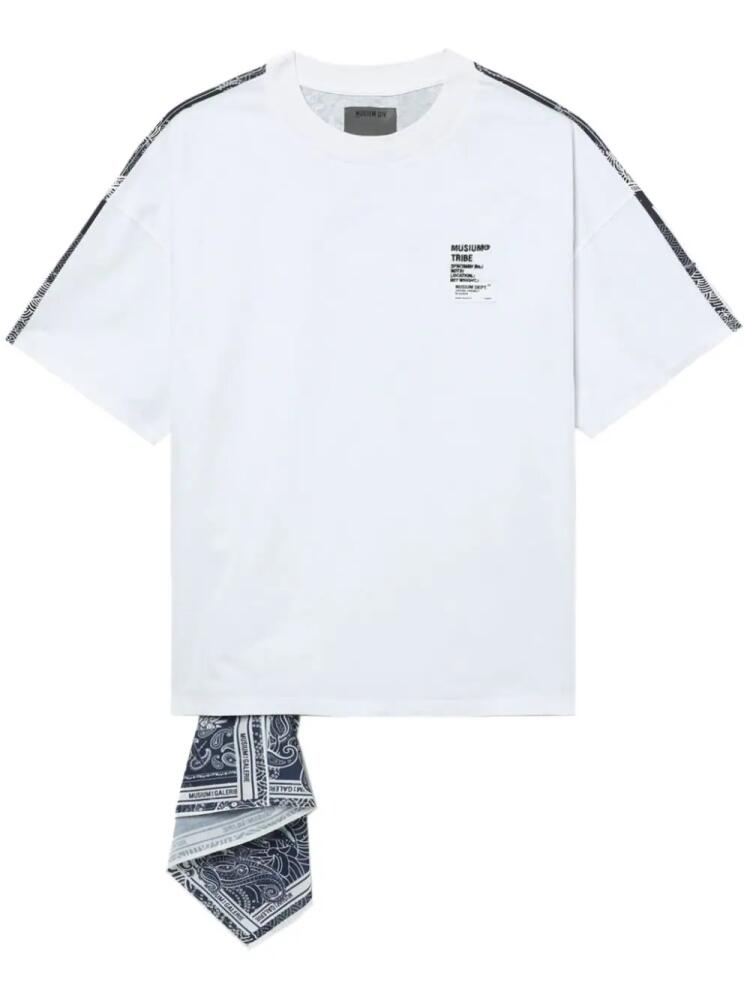 Musium Div. graphic-print cotton T-shirt - White Cover