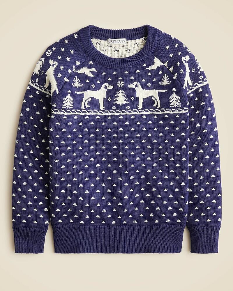 J.Crew Boys' dog Fair Isle crewneck sweater Cover