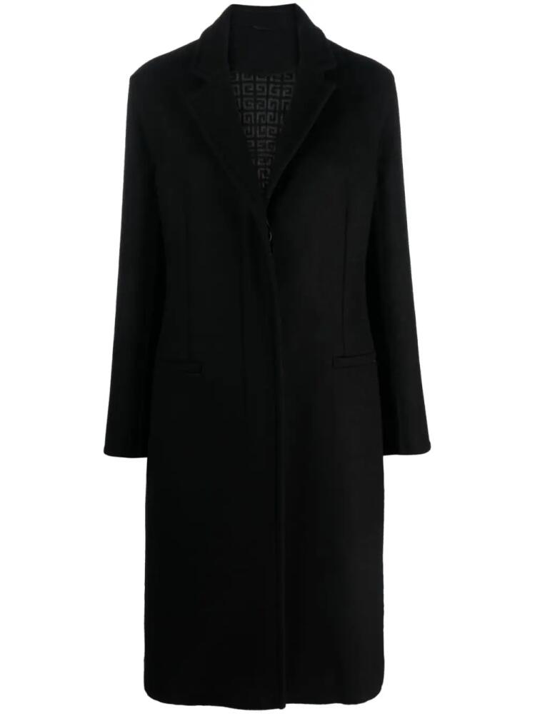 Givenchy single-breasted wool-blend coat - Black Cover