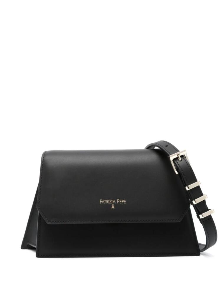 Patrizia Pepe small Astral leather crossbody bag - Black Cover