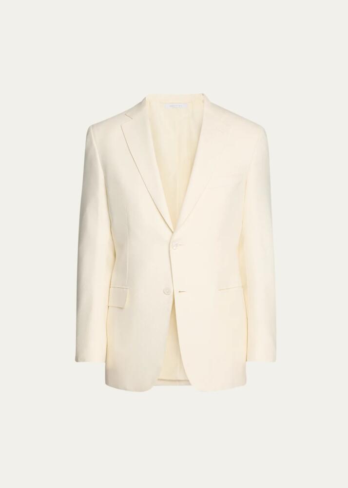 Brioni Men's Wool-Silk Gabardine Dinner Jacket Cover