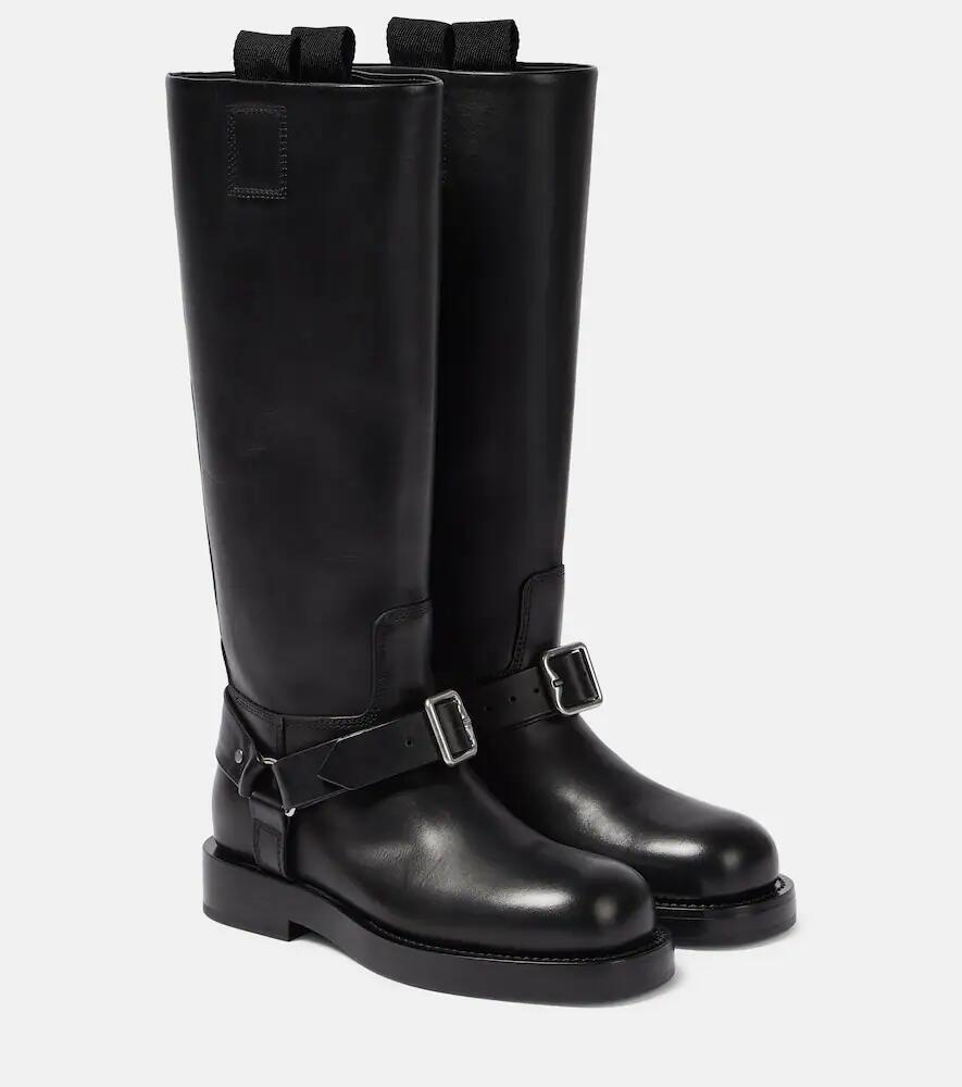 Burberry Saddle leather knee-high boots Cover