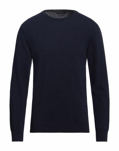 Daniele Fiesoli Man Sweater Midnight blue Merino Wool, Cashmere Cover