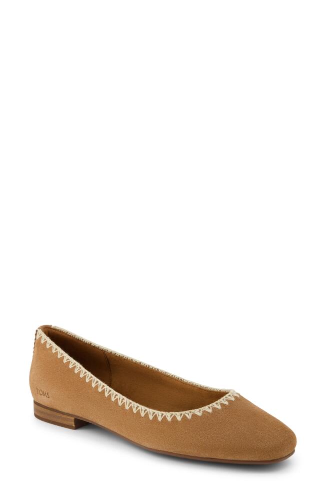 TOMS Briella Ballet Flat in Brown Cover