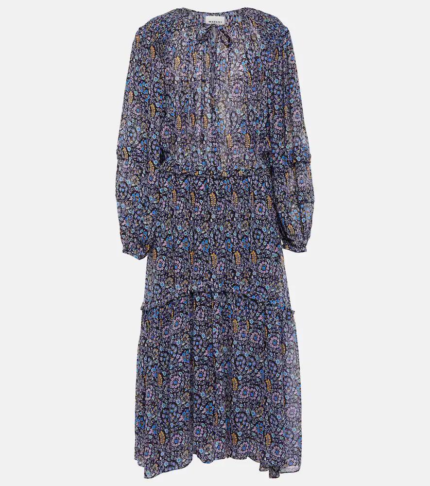 Marant Etoile Naema paisley georgette maxi dress Cover