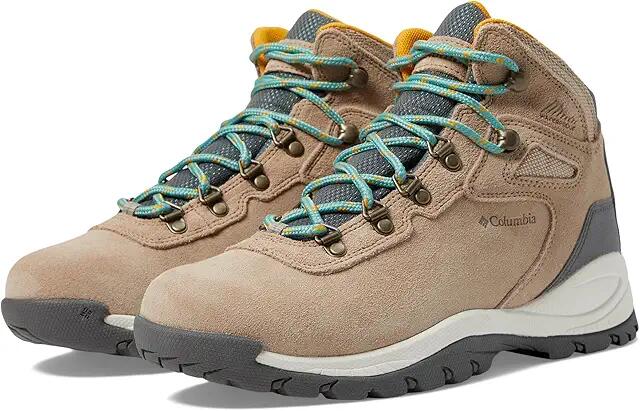 Columbia Newton Ridge Plus Waterproof Amped (Oxford Tan/Dusty Green) Women's Shoes Cover