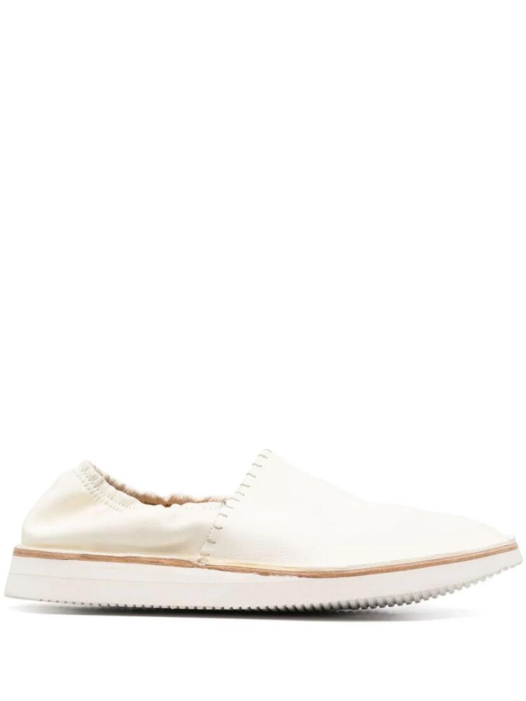 Premiata elasticated-ankle rubber-sole loafers - Neutrals Cover