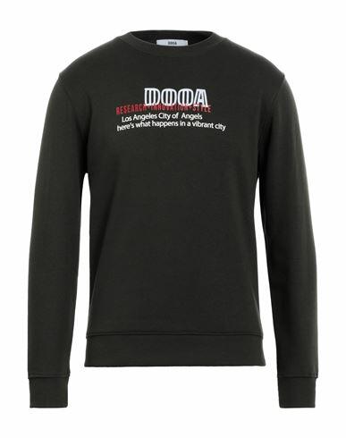 Dooa Man Sweatshirt Military green Cotton, Polyester Cover