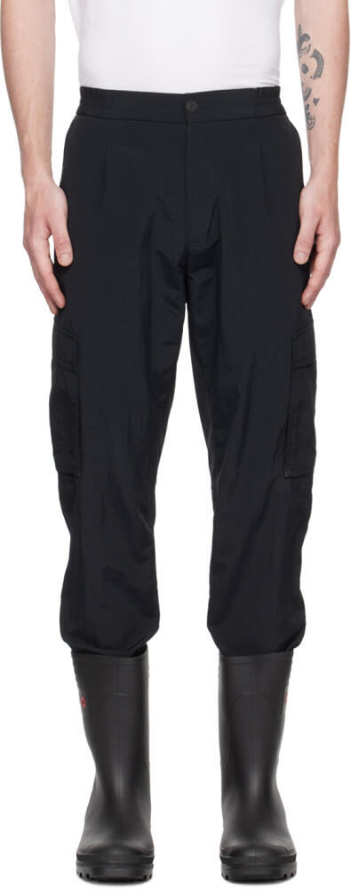 Hugo Black Slim-Fit Cargo Pants Cover