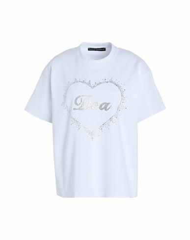 Marco Rambaldi Woman T-shirt White Cotton, Elastane Cover