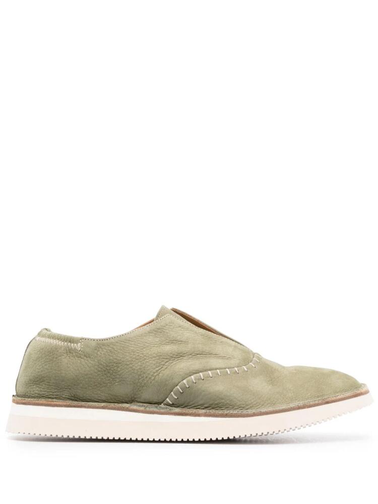 Premiata slip-on suede loafers - Green Cover