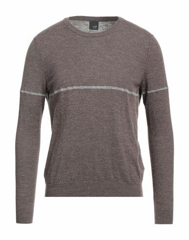 Lab. Pal Zileri Man Sweater Brown Polyamide, Alpaca wool, Virgin Wool Cover