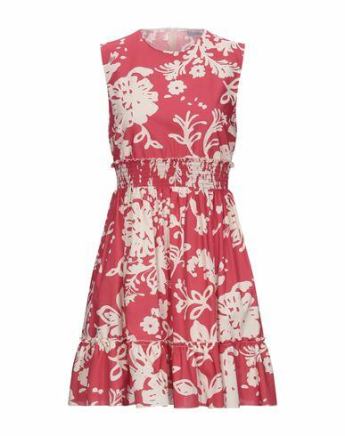 Red Valentino Woman Mini dress Coral Cotton Cover