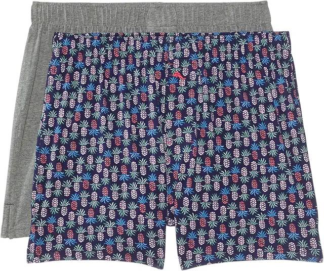 Tommy Bahama Boxer (Dark Blue Print) Men's Underwear Cover