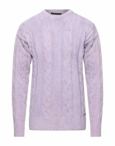 Takeshy Kurosawa Man Sweater Lilac Wool, Polyamide, Cotton Cover