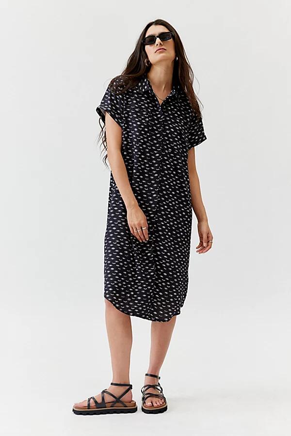 WILDFANG The Empower Shirt Dress in Black/White Cover