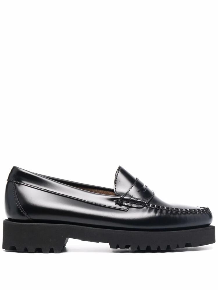 G.H. Bass & Co. glossy leather loafers - Black Cover