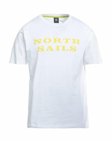 North Sails Man T-shirt White Cotton Cover