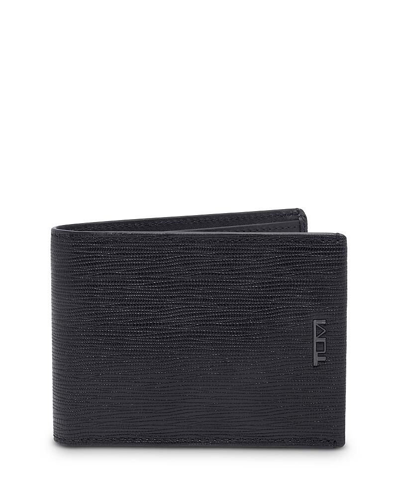 Tumi Nassau Slg Leather Embossed Double Billfold Wallet Cover