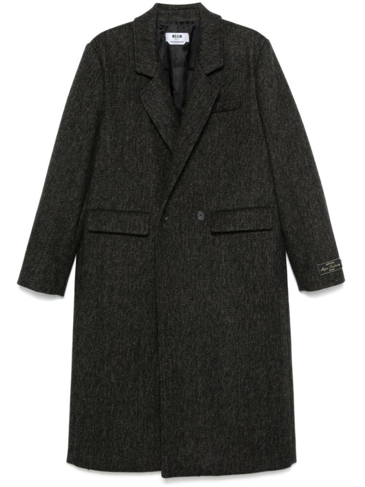 MSGM double-breasted coat - Black Cover