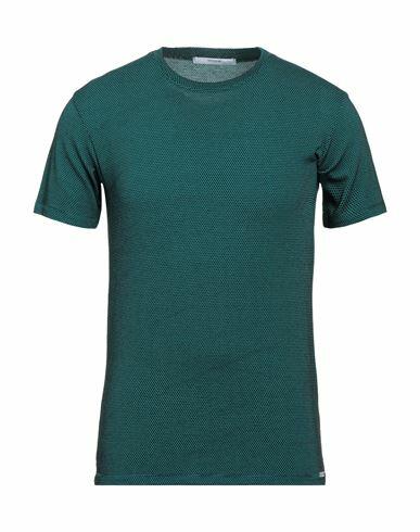 Takeshy Kurosawa Man T-shirt Deep jade Viscose, Polyester, Elastane Cover