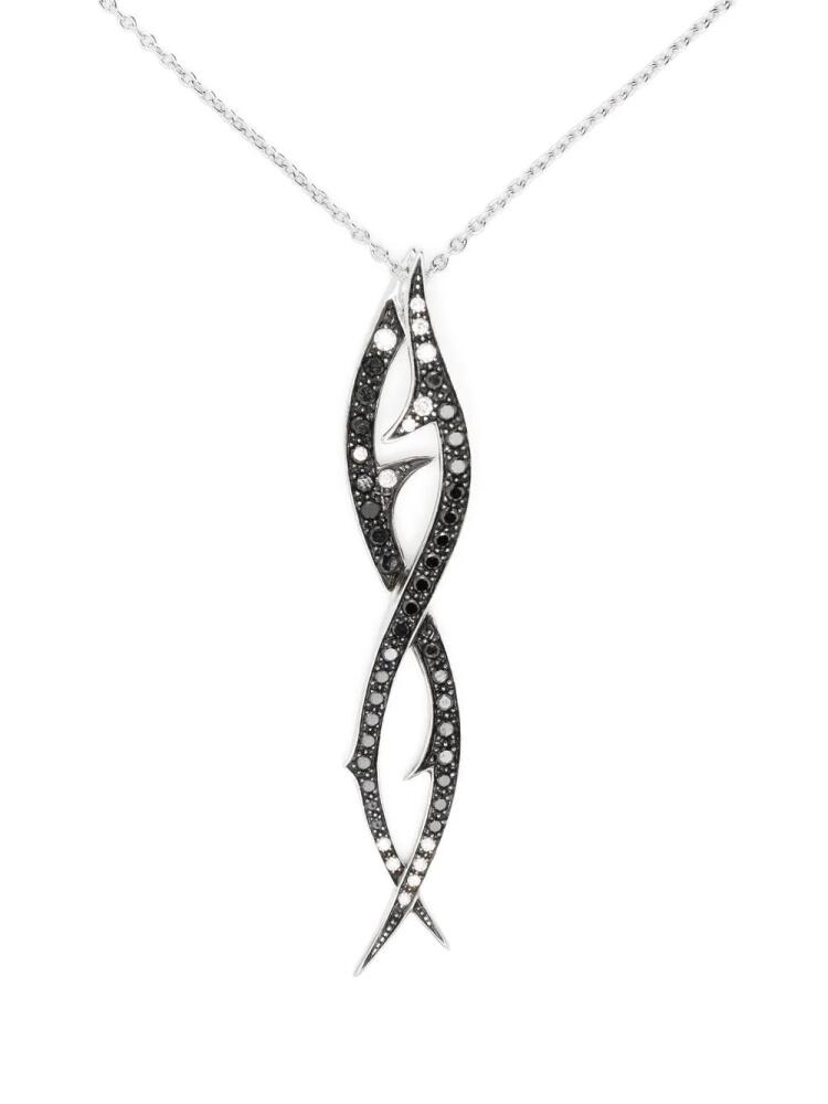 Stephen Webster 18kt white gold Thorn diamond pendant necklace - Silver Cover