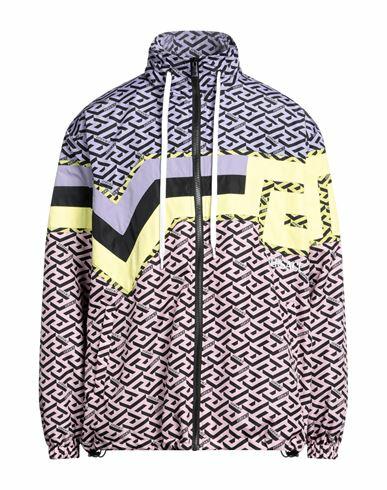 Versace Man Jacket Light pink Polyester, Polyamide, Cotton Cover