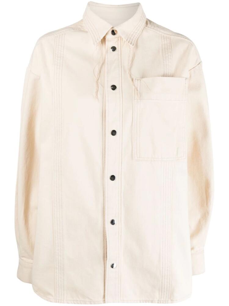 AERON Belay cotton shirt - Neutrals Cover