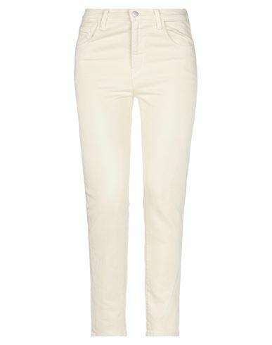 J Brand Woman Jeans Ivory Cotton, Elastane Cover