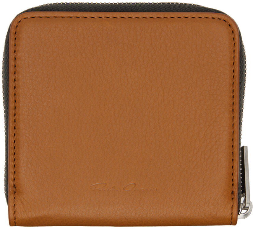 Rick Owens Orange Zipped Wallet Cover