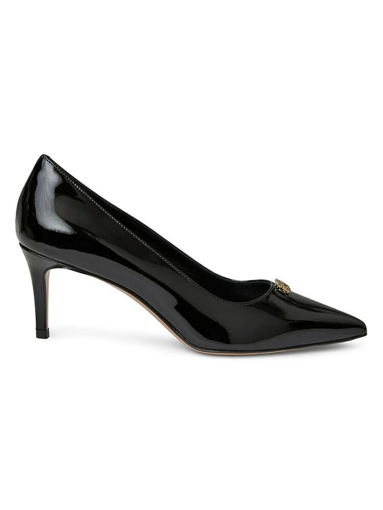 Bruno Magli Women's Reena Logo Leather Pumps - Black Cover