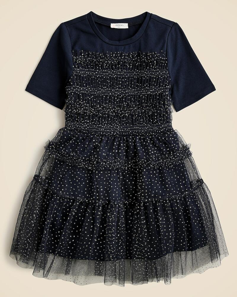 J.Crew Girls' tiered tulle T-shirt dresss Cover