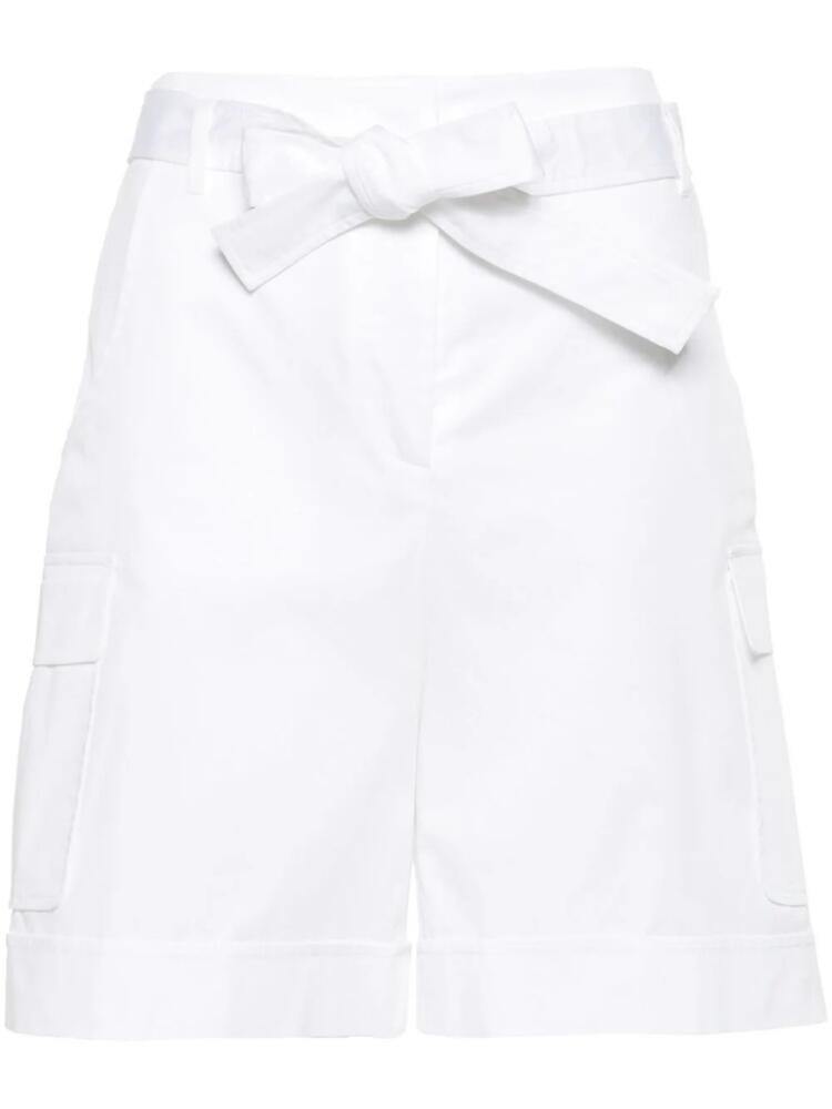 Eleventy belted bermuda shorts - White Cover