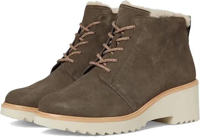 TOMS Maude Lace Up (Canteen Suede) Women's Boots Cover