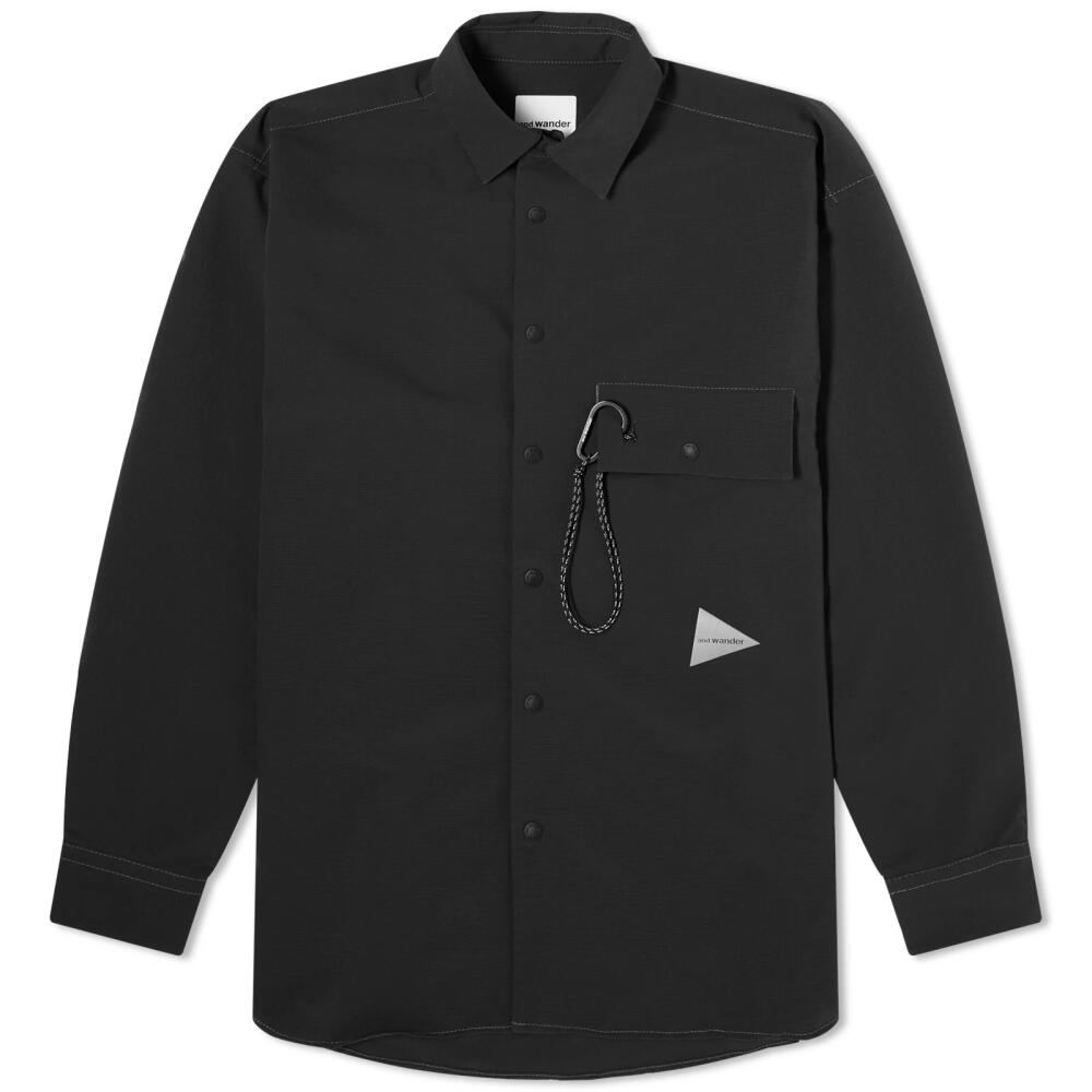 and wander Men's Dry Breathable Shirt in Charcoal Cover