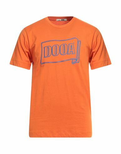 Dooa Man T-shirt Orange Cotton Cover