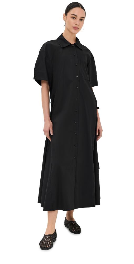 CO Gathered Waist Dress Black Cover