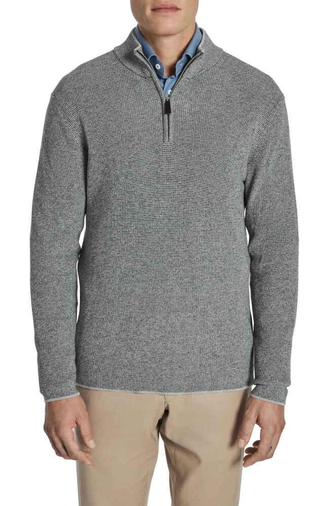 Jack Victor Daulac Quarter Zip Pullover in Charcoal Cover