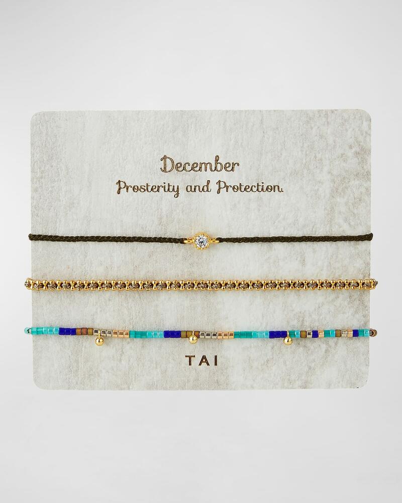 Tai Personalized Birthday Bracelets, Set of 3 Cover