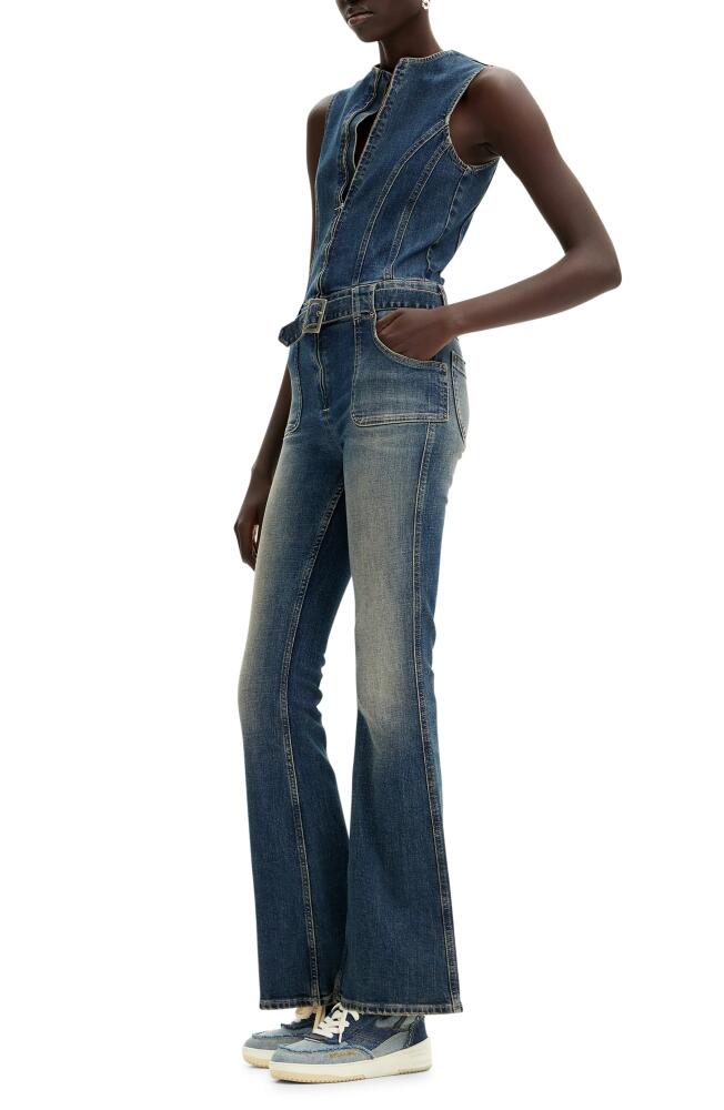 Desigual Danas Sleeveless Denim Jumpsuit in Blue Cover